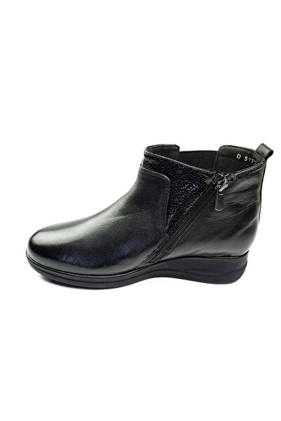 KİNG PAOLO King Paolo 5173 Black Leather Women's Boots