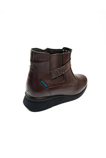 KİNG PAOLO King Paolo 5169 Brown Leather Women's Boots
