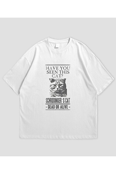 SVART WEAR Schrödinger's Cat - Unisex μπλουζάκι μεγάλου μεγέθους