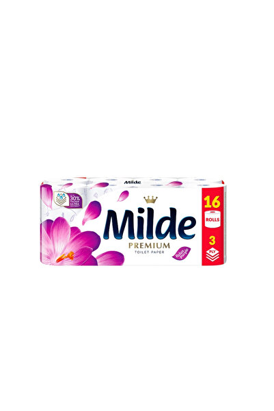 Milde Hartie igienica Relax Purple, 3 straturi, 16 role