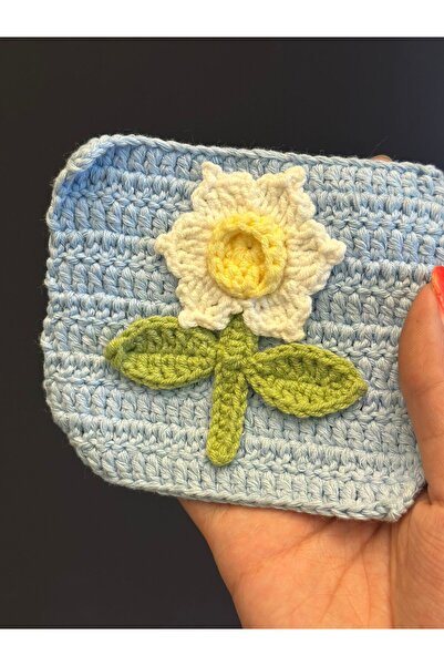 Gönülden Tasarım TRICOȚĂȚĂ TRICOȚĂȚĂ CU MODEL DE FLORE ÎN relief, MOTIV ARMAȚ...