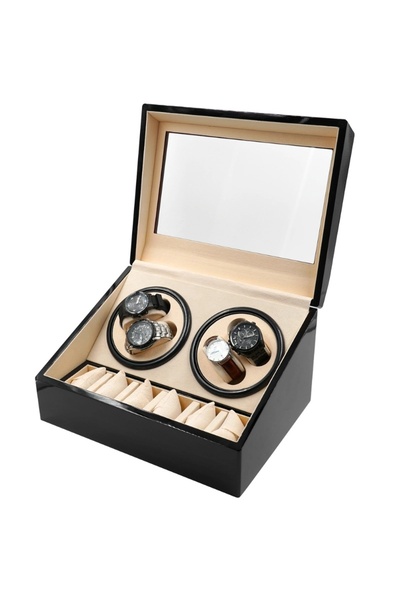 iUni Întoarcă ceas, Întoarcă ceas 4 + 6 spații de depozitare, Negru-Crem