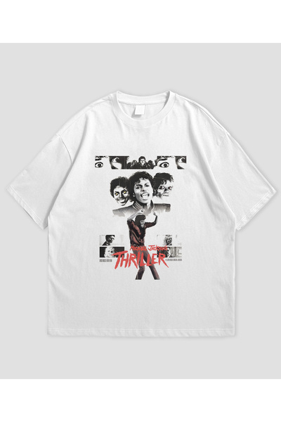 SVART WEAR Michael Jackson - Thriller Tricou supradimensionat unisex