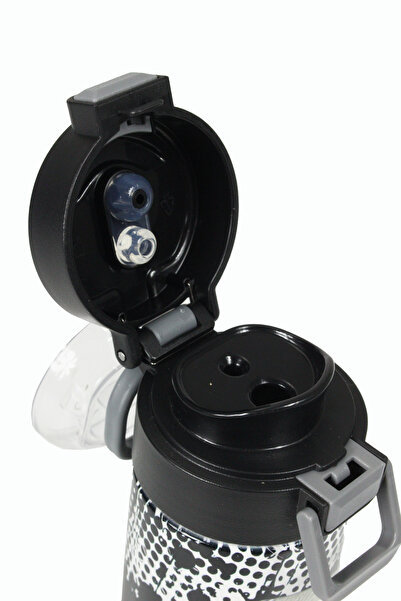 Coral High Kids Football Patterned Steel Thermos with Straw and Direct Drinking 500 ml 31816