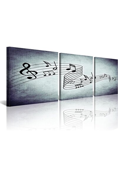 Emoda home Trove مجموعة لوحات زيتية موسيقية حديثة من ألايرا، مكونة من 3 قطع، ...