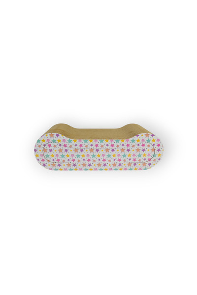 Rotipet Cardboard Cat Scratching Cloud 58X23X18Cm Star Patterned