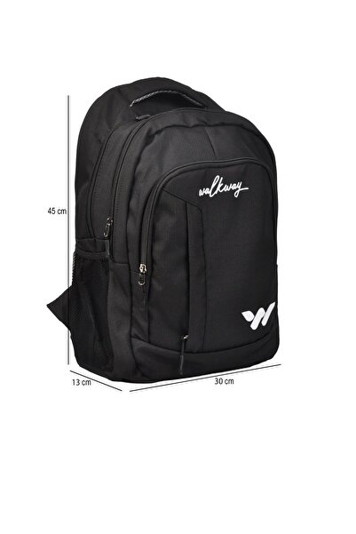 WALKWAY Kupra Backpack Black-White Unisex School Bag