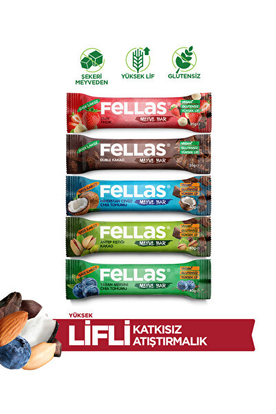 Fellas Meyve Bar Deneme Paketi (5 Adet)