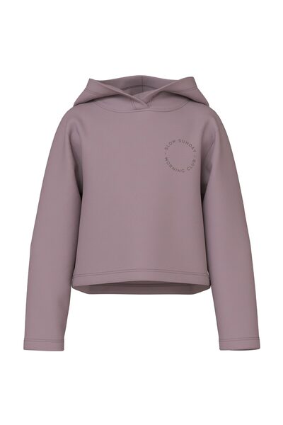 Name it NKFVIALA LS RÖVID RLX SWEAT WH BRU