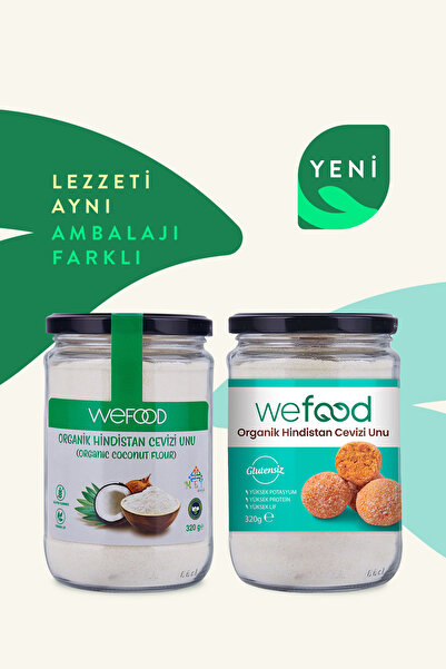 Wefood Organik Glütensiz Hindistan Cevizi Unu 320 Gr (organik Sertifikalı)