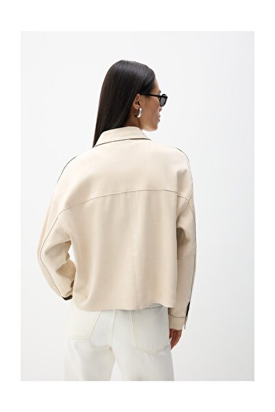 LEFTIES Dámská košile z umělého semiše