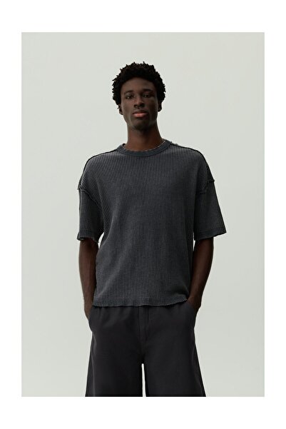 LEFTIES Pánské oversize tričko s texturou