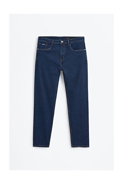 LEFTIES Férfi alapvető, karcsúsított szabású farmernadrág