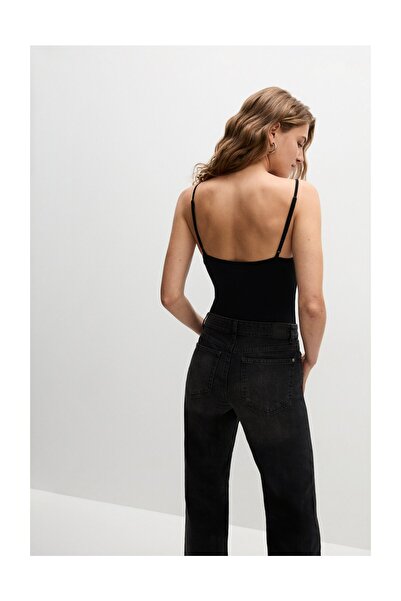 LEFTIES Woman Polyamide Bodysuit with Thin Straps