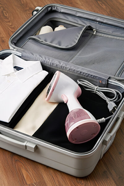 Kiwi Yeni Nesil Ksı 650 Portatif Buharlı Kırışık Giderici Dikey Ütü 1200w - Pembe