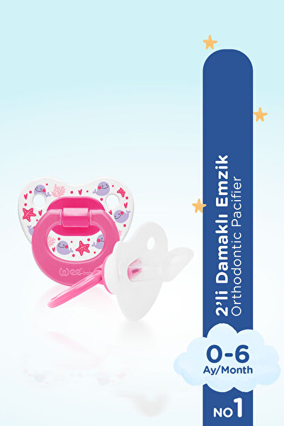 Wee Baby 2’li Damaklı Emzik No:1 Kız 0-6 Ay