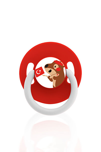 Wee Baby Cool Yuvarlak Uçlu Emzik No:2 Kırmızı Kapibara 6-18 Ay