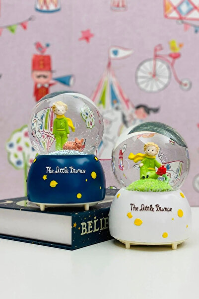 GiralStore The Little Prince Küçük Prens Müzikli Işıklı Otomatik Kar Tanesi P...