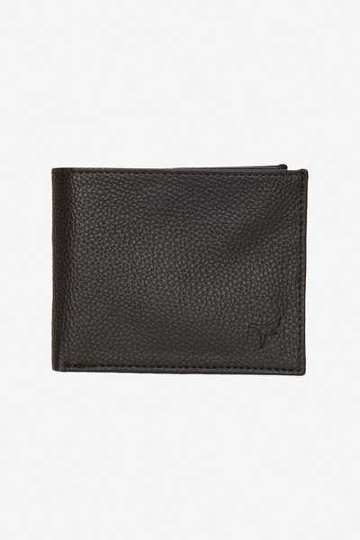 AC&Co / Altınyıldız Classics Men's Brown Gift Boxed Card Compartment 100% Faux Leather Wallet