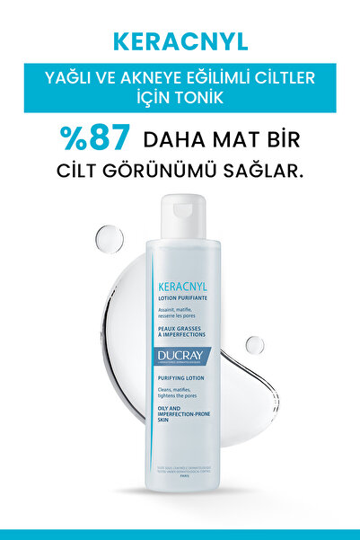 Ducray Keracnyl Tonic for Oily and Acne Prone Skin 200 ml