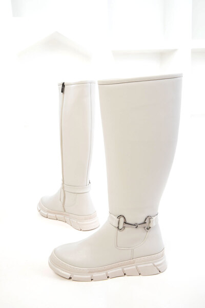 SOHO Μπεζ γυναικείες μπότες 20859