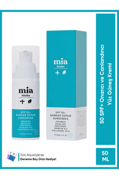 mia klinika Bariyer Güçlendirici Nemlendirici Güneş Kremi