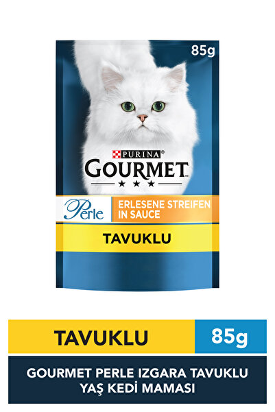 Gourmet Perle Izgara Tavuklu Yetişkin Kedi Konservesi 85 gr