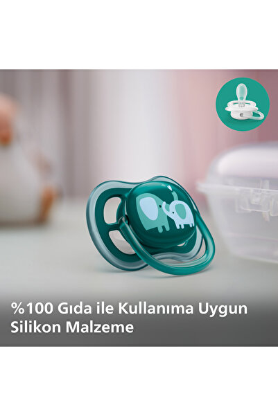 Philips Avent Ultra Air Emzik 18+ Ay,  2'li Paket, Erkek, SCF349/18