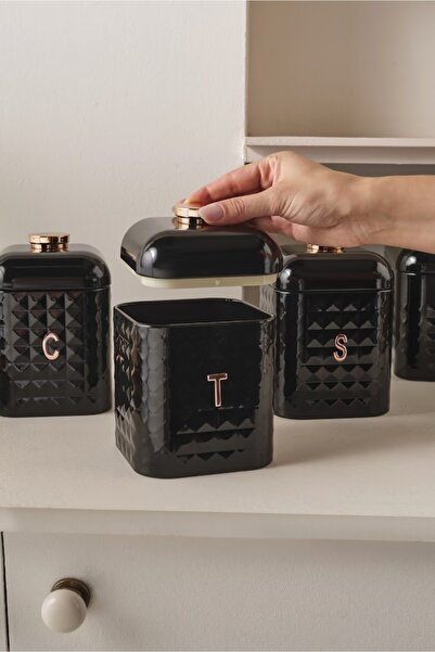 Karaca Cutie de pâine Diamond Container de depozitare Cadou Xl Negru