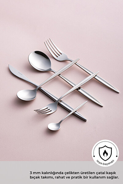 Emsan Nova 72 Piece Luxury Cutlery Set for 12 Persons