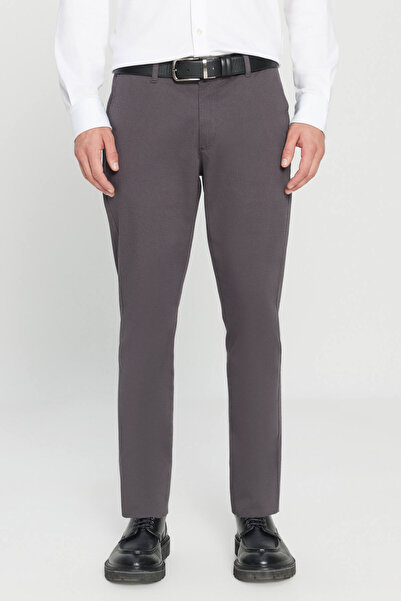 AC&Co / Altınyıldız Classics Ανδρικό παντελόνι από βαμβακερό ελαστικό χινό, μ...