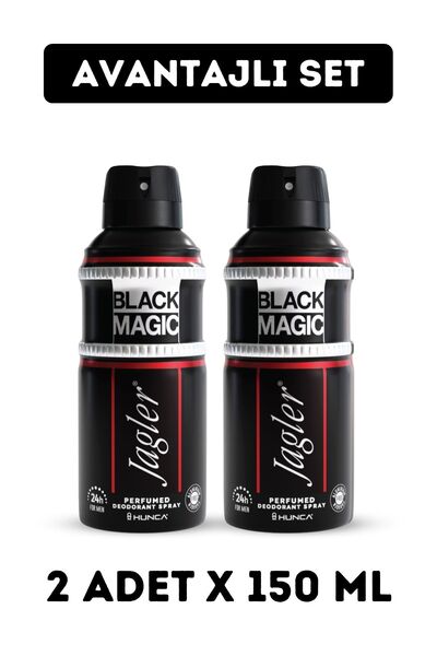 Jagler Black Magic Erkek Deodorant ( 2 Adet X 150 ml )