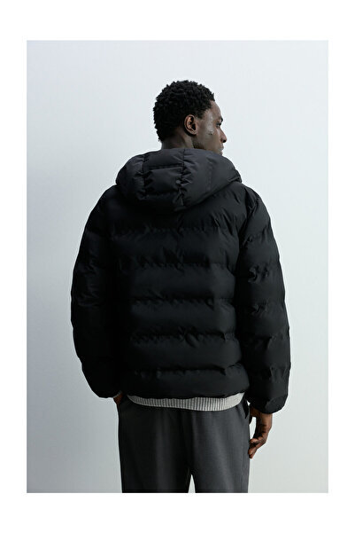 LEFTIES Men's Padded Jacket with Hybrid Hood