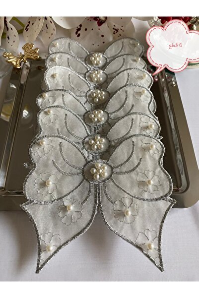 Lady Rio Coffee Side Servette, Presentation Servette, Cocktail Servette, Coffee Presentation Servette, Pearl Detail