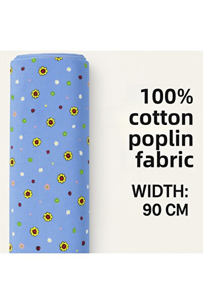 MEKİK MANİFATURA Țesătură din poplin 100% bumbac, lățime 90 cm, material pent...