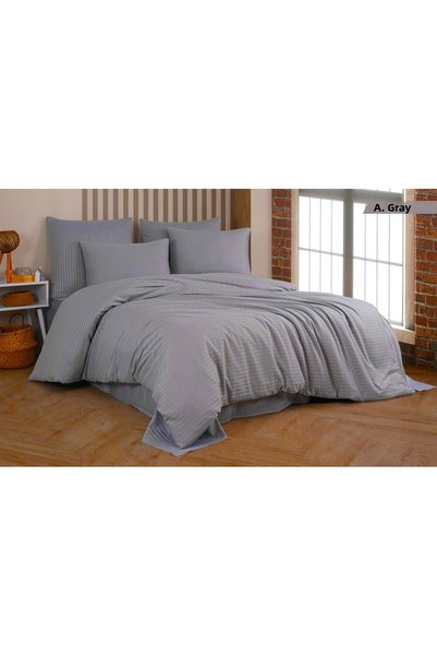 Cottonest طقم غطاء لحاف مزدوج من القطن الساتان |   200 × 220 سم |   قطني |   ملمس ناعم