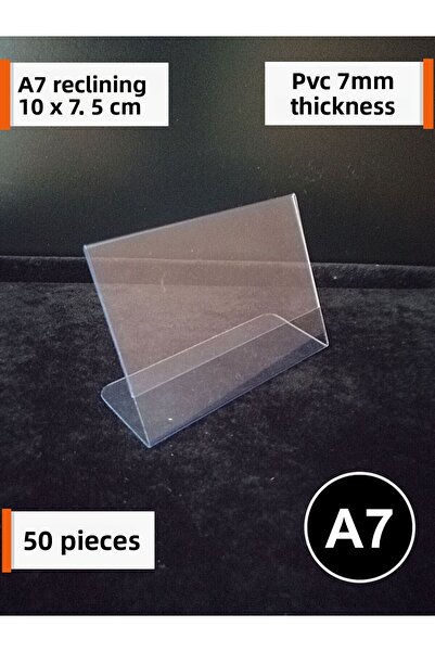 Şeffaf Etiket 50 bucăți etichete din PVC A7 10x7,5 cm Etichete transparente c...