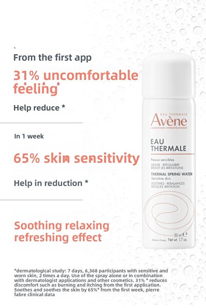 Avene Soothing, Relaxing and Refreshing Thermal Water 50 ml