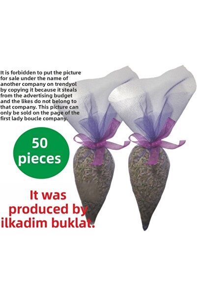 ilkadimbuklet 50 كيسًا من أعواد اللافندر المعطرة، معبأة ومعبأة بشكل جيد