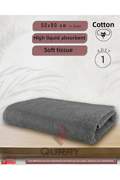 Qottox 1 Piece 50x90 cm Cotton Sports Towel - Hairdresser, Training and Hand Face Towel