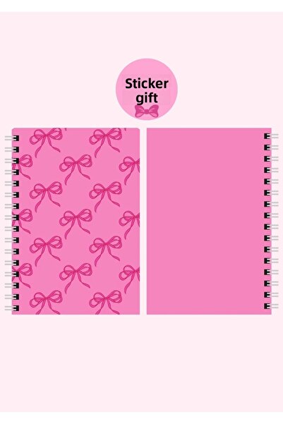 Panda A5 Spiral 80 Sheets School Notebook - Lined