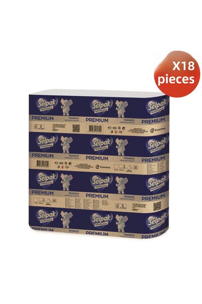 Selpak Professional Premium Napkin Dispenser 18 Pack of 250 - 250X18, 1 Box