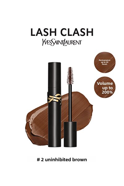 Yves Saint Laurent ماسكارا لاش كلاش عالية الحجم باللون البني 3614273913799