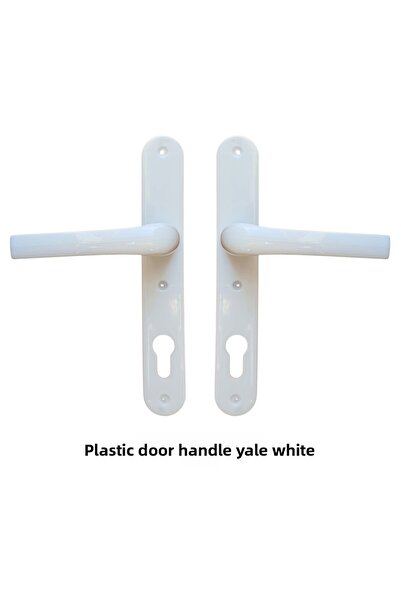 Adilon مقبض باب بلاستيك بيمابين بي في سي مع حديد ييل أبيض