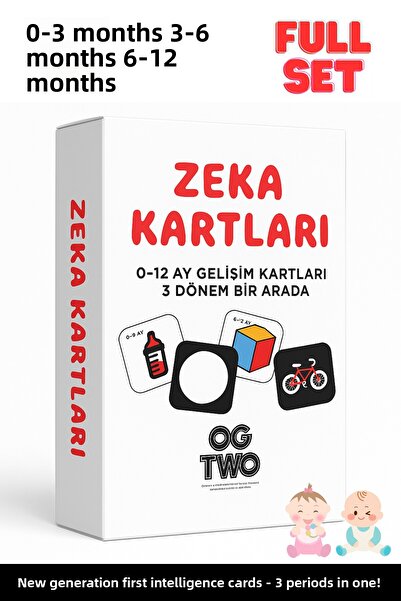 OGTWO My Baby's First Flashcards: 0-12 Months Newborn Developmental Education...