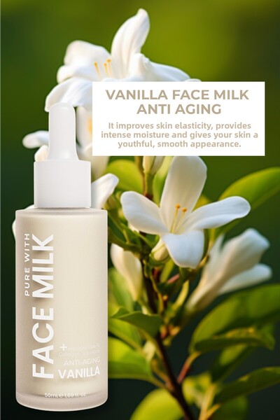 Pure With Vanilla Face Milk Serum - Anti-Aging, Nourishing and Brightening Face Milk