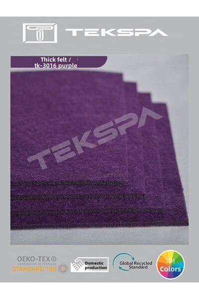 KEÇE DÜNYASI لباد بنفسجي سميك 100X100