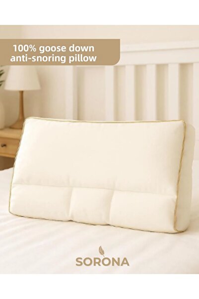Sorona 100% Goose Feather Pillow |   Hotel Type |   Anti-Snoring Device |   D...