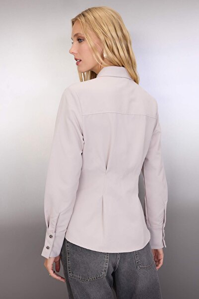 Trendyol Collection Kőcipzáras részletes ing TWOAW26GO00044