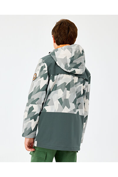 SKECHERS B Outerwear Padded Jacket Büyük Erkek Çocuk Gri Mont SK242025-040